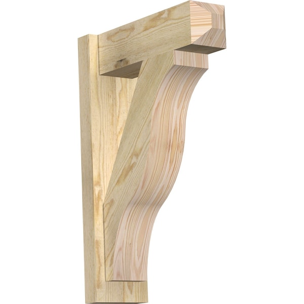 Ekena Millwork Funston Rough Sawn Craftsman Outlooker, Douglas Fir, 6"W x 18"D x 26"H OUT06X18X26FST04RDF - main
